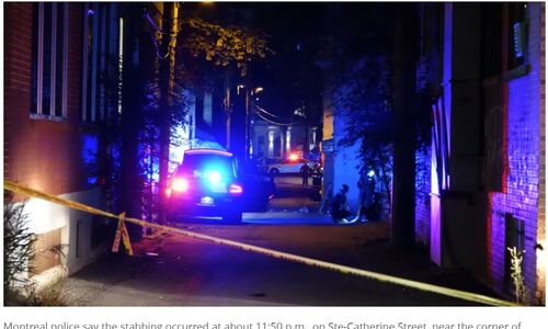 蒙特利尔市中心 一名男子被刺身亡