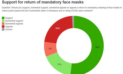 最新民调：大多数加拿大人支持必要时 在室内公共场所恢复口罩规定 ...