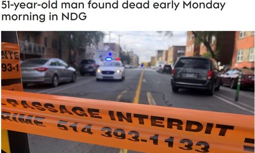 蒙特利尔NDG区一栋住宅楼里 一名男子死亡