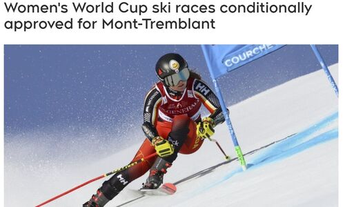 女子世界杯滑雪赛将在魁省Mont-Tremblant举行
