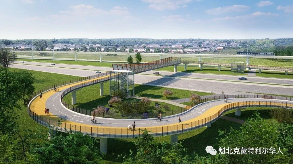 蒙特利尔市政府宣布 在西岛修建一座新的步行-自行车桥 连接大公园 ...