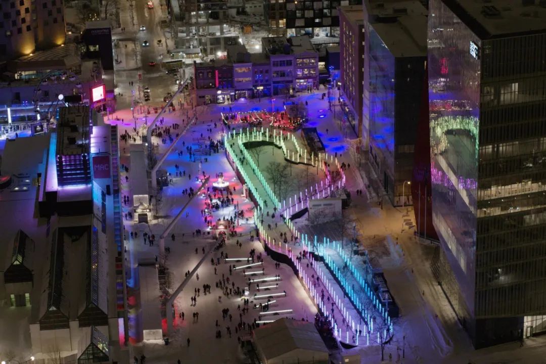 蒙特利尔市中心大型免费溜冰场 今年冬天再次回归