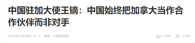 中国驻加大使提出尽快恢复中加直航 民航局...