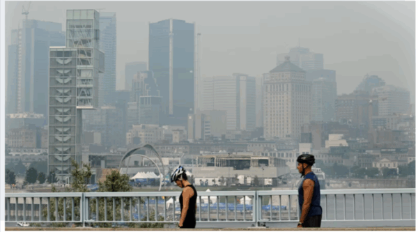 这两天出门戴口罩！蒙特利尔空气质量全球第二差，环境部发警告